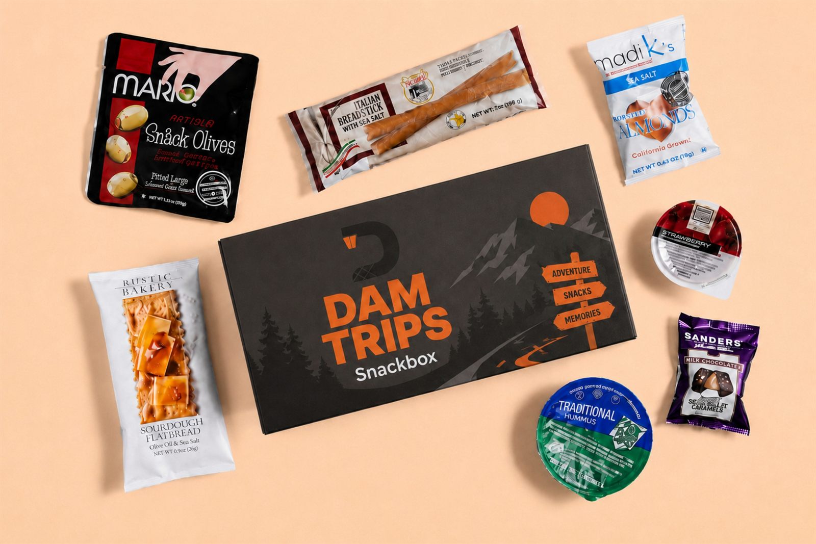 DamTrips snack box